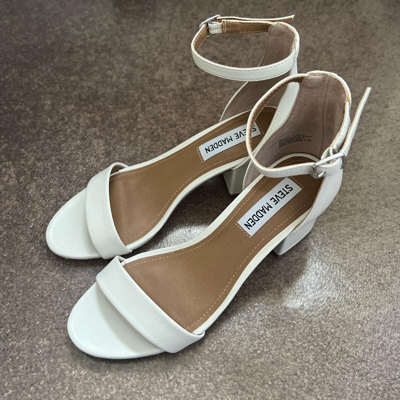 Steve madden irenee sales sandal white