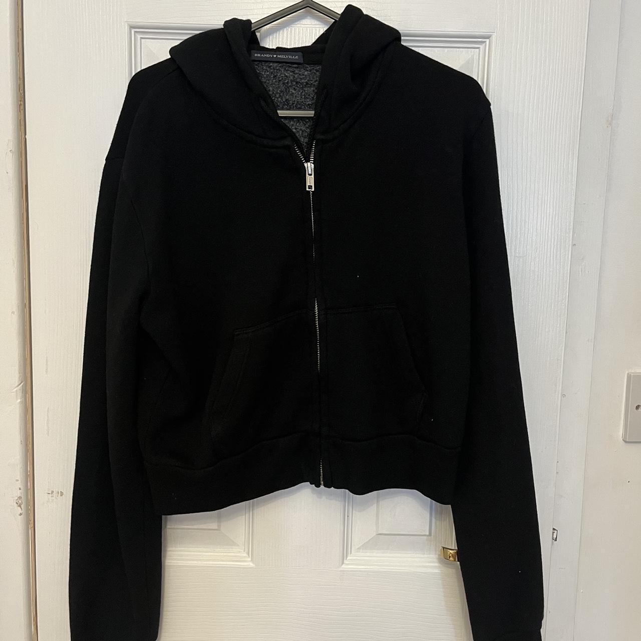 Brandy Melville Women's Black Jacket | Depop