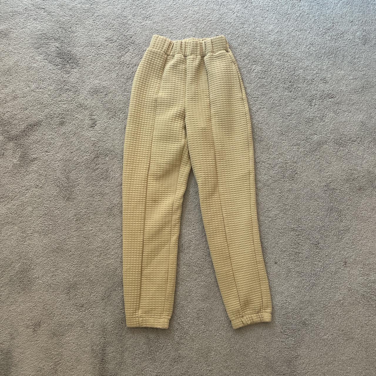 Topshop discount yellow joggers