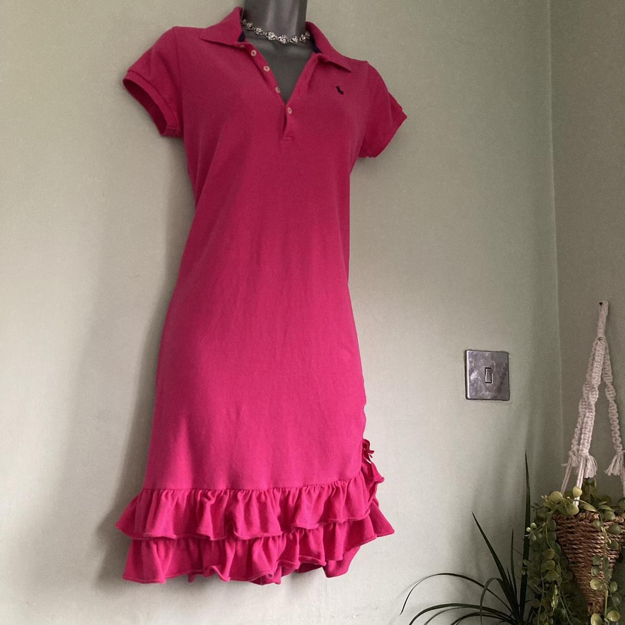 Ralph lauren hot pink dress best sale