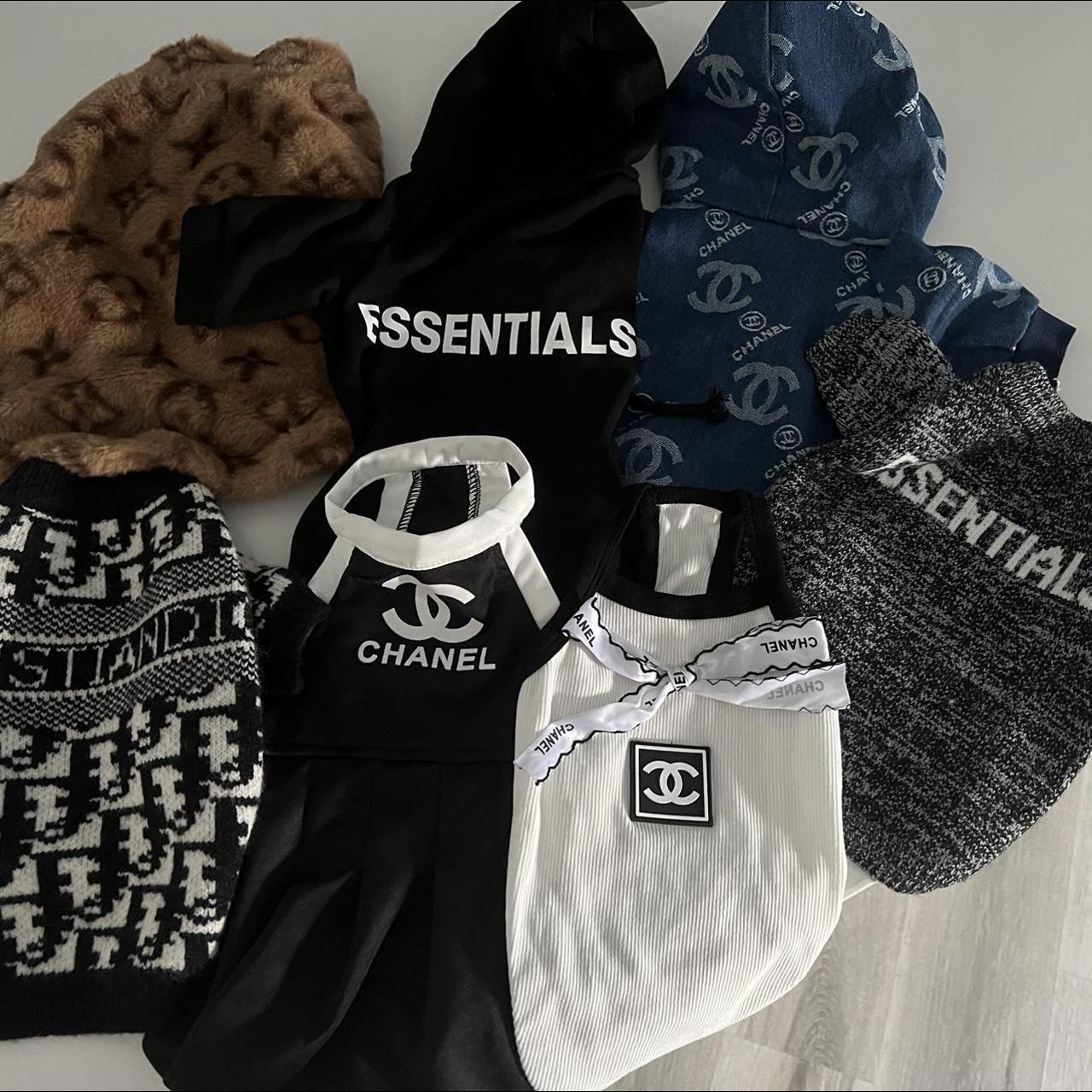 Chanel dog hot sale sweater