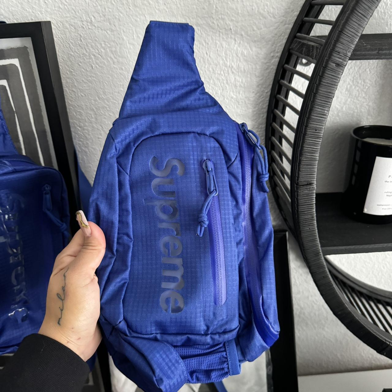 Supreme cheap blue bag