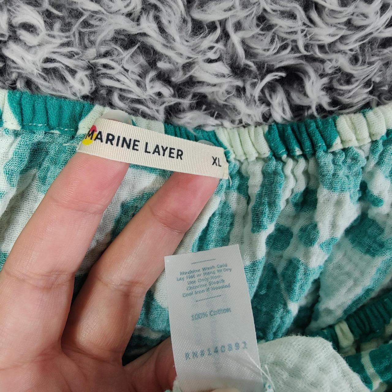 Preloved Women's Crop top - Green/White - XL – Ma… - image 6