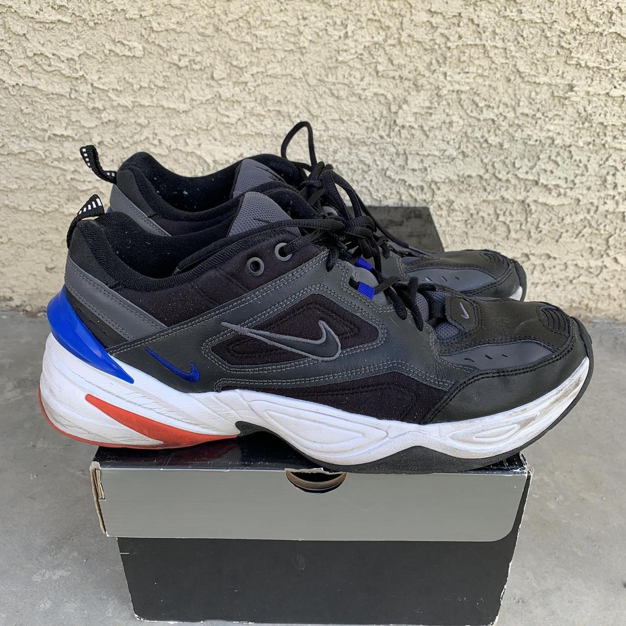 Nike M2K Tekno Black Blue Orange Men s sneakers Depop