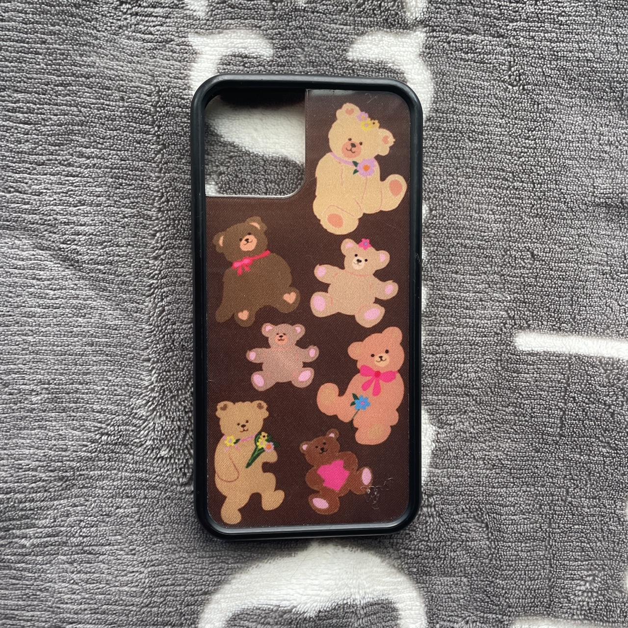 Wildflower teddy bear iphone case iPhone 12 Pro... Depop