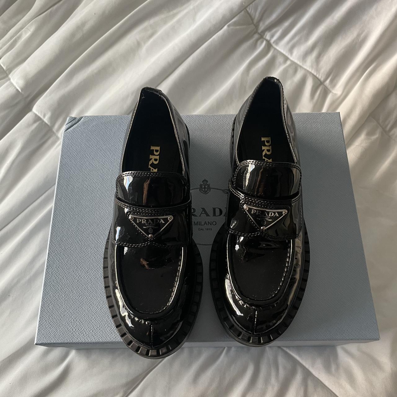 loafers prada women's