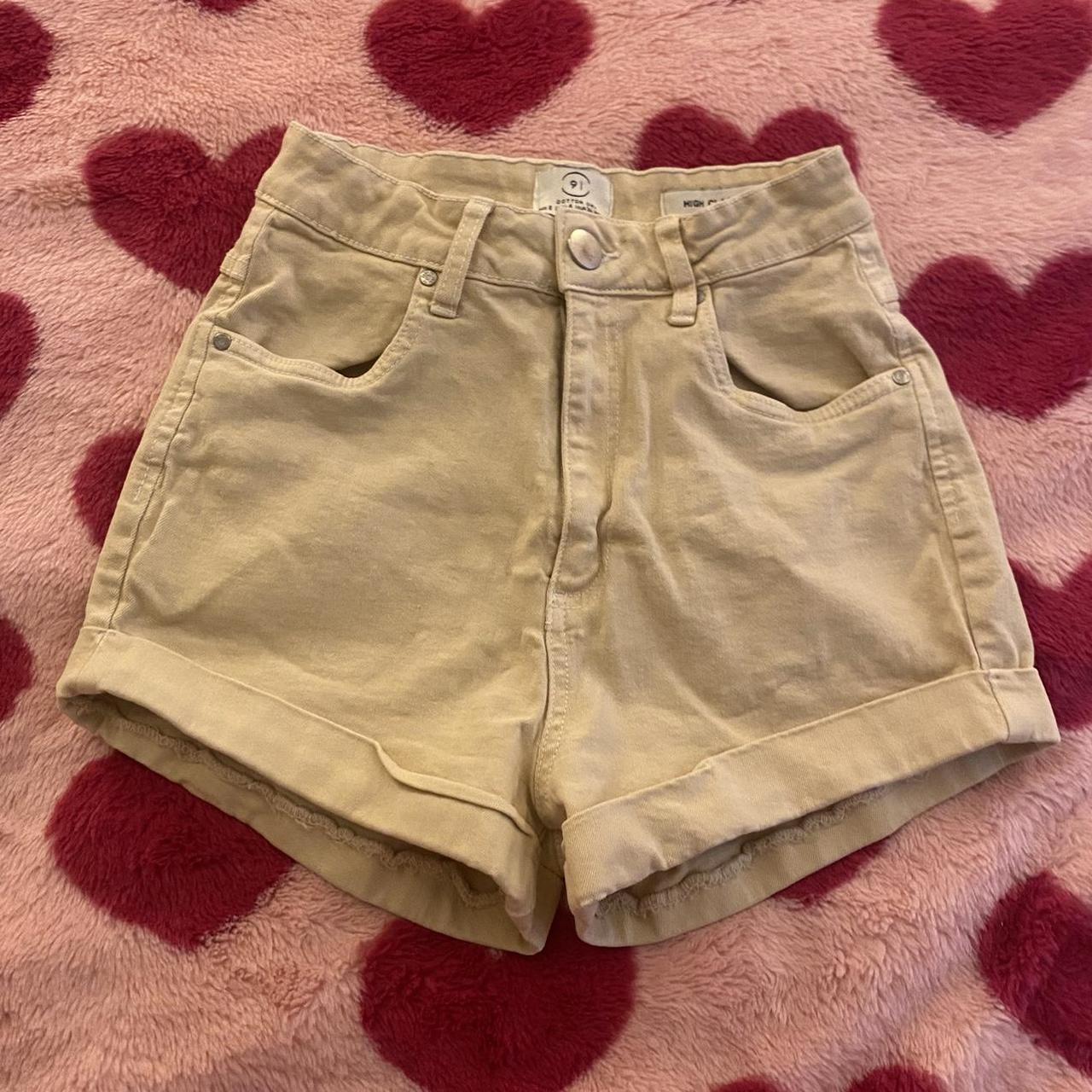 cotton on high waisted shorts 🥂 11 women’s size... Depop