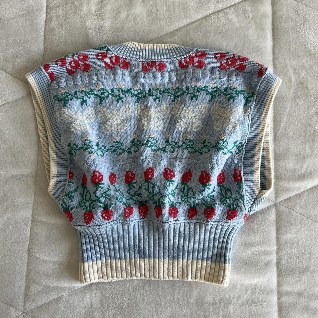 Fair Isle Urban Outfitters Knit Vest Urban Outfitters Crochet Knit