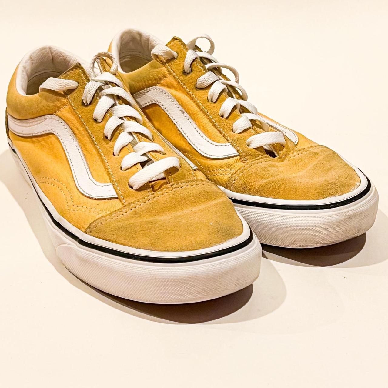 vans yellow trainers