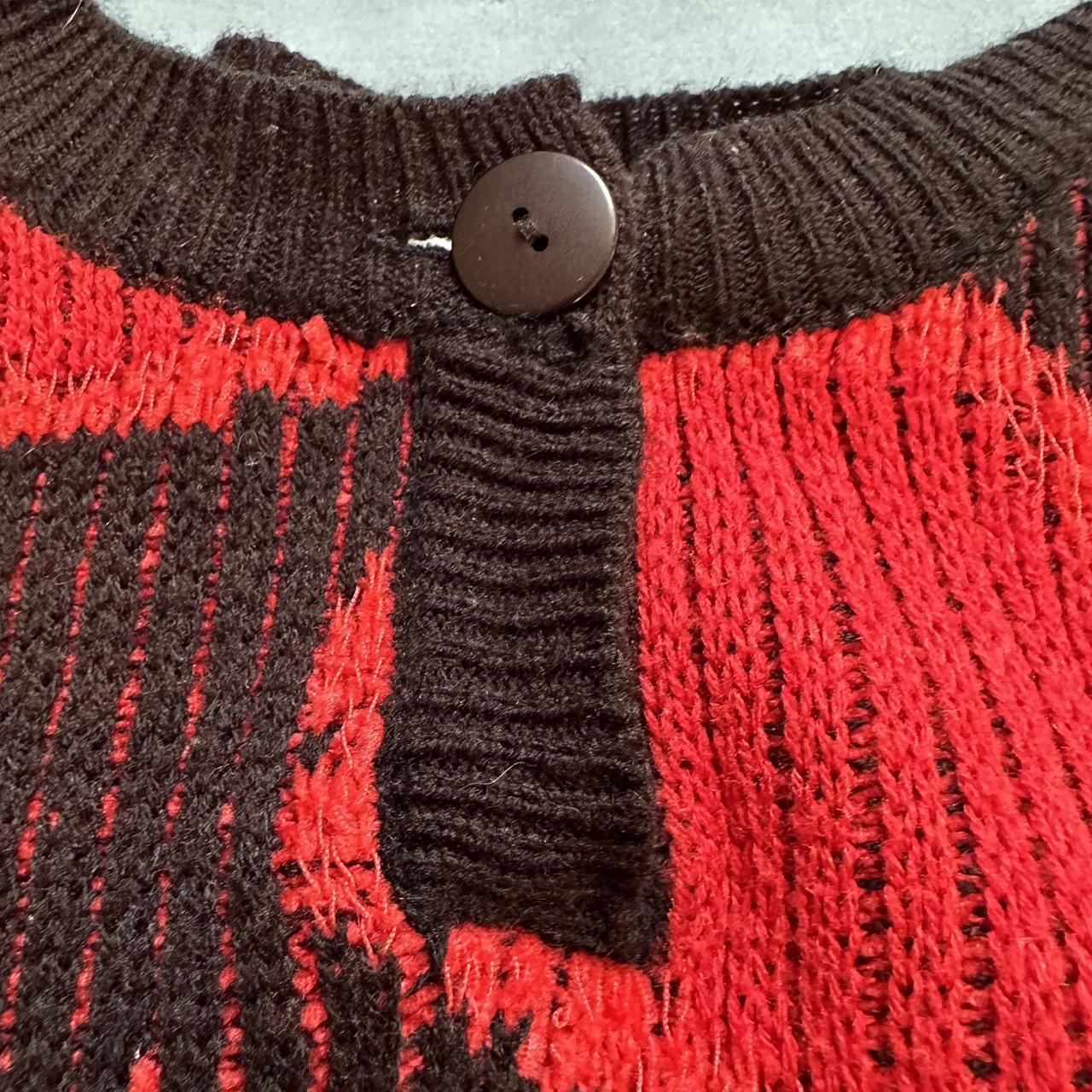 Black and red sweater Details remind me of the... - Depop