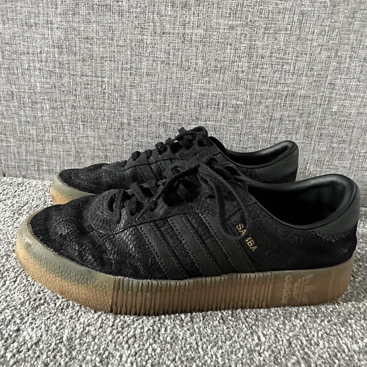 adidas originals sambarose black trainers