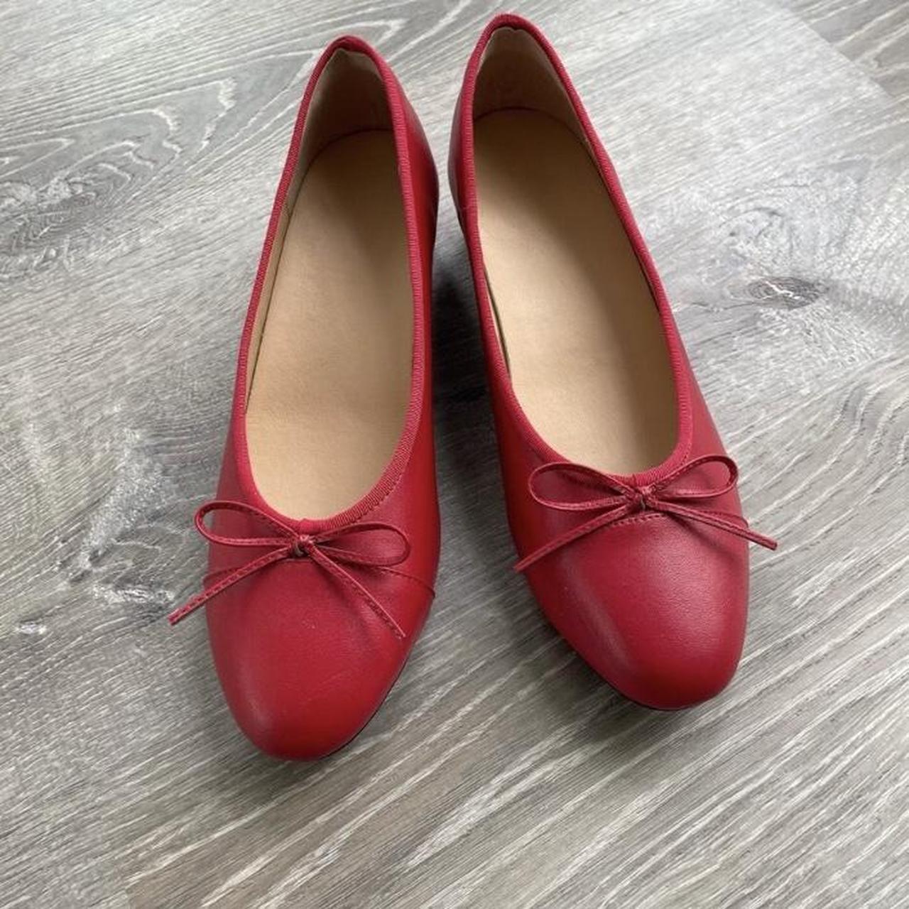 Women's Red Ballet-shoes | Depop