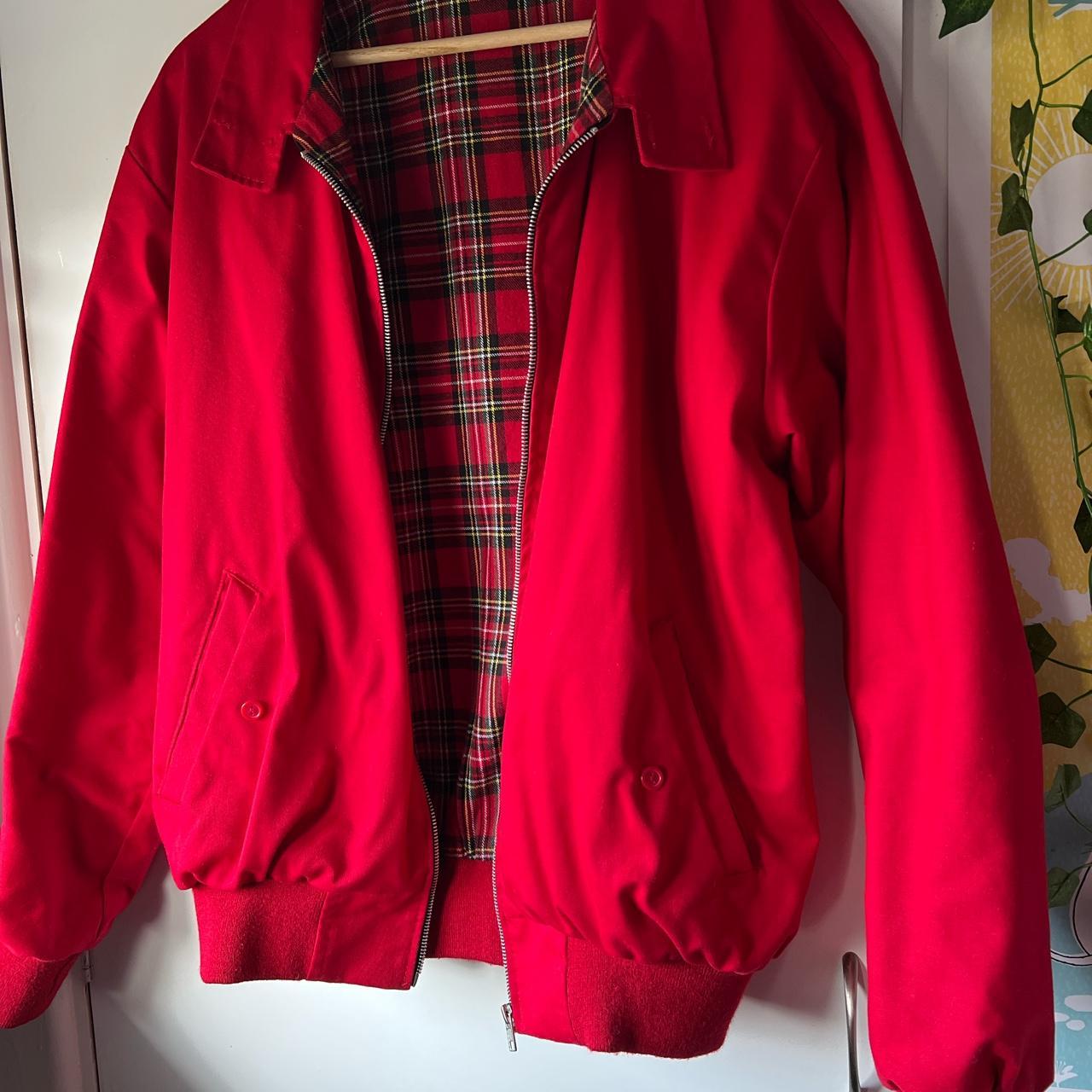 red harrington jacket authentic red harrington... Depop