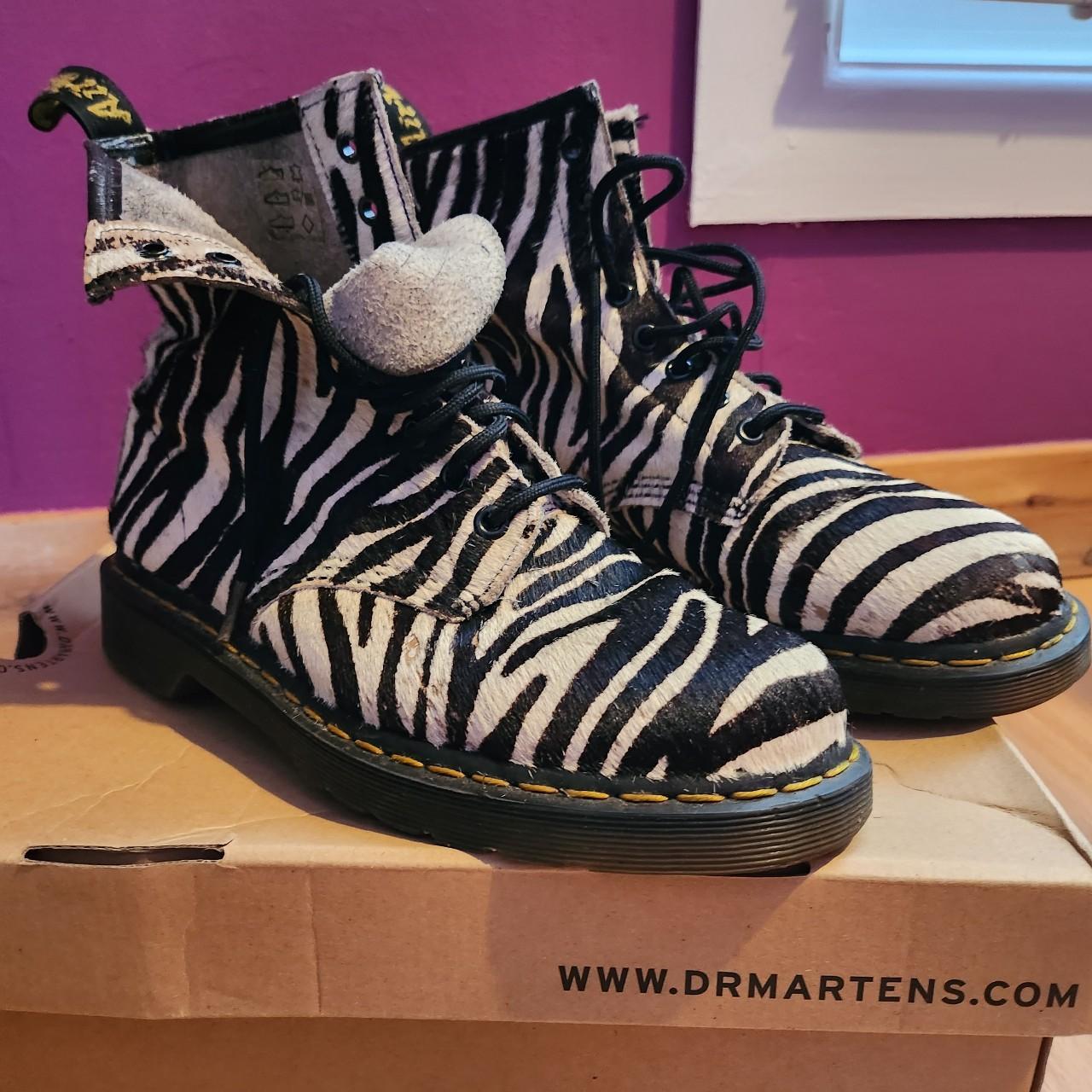 Zebra sale doc martens