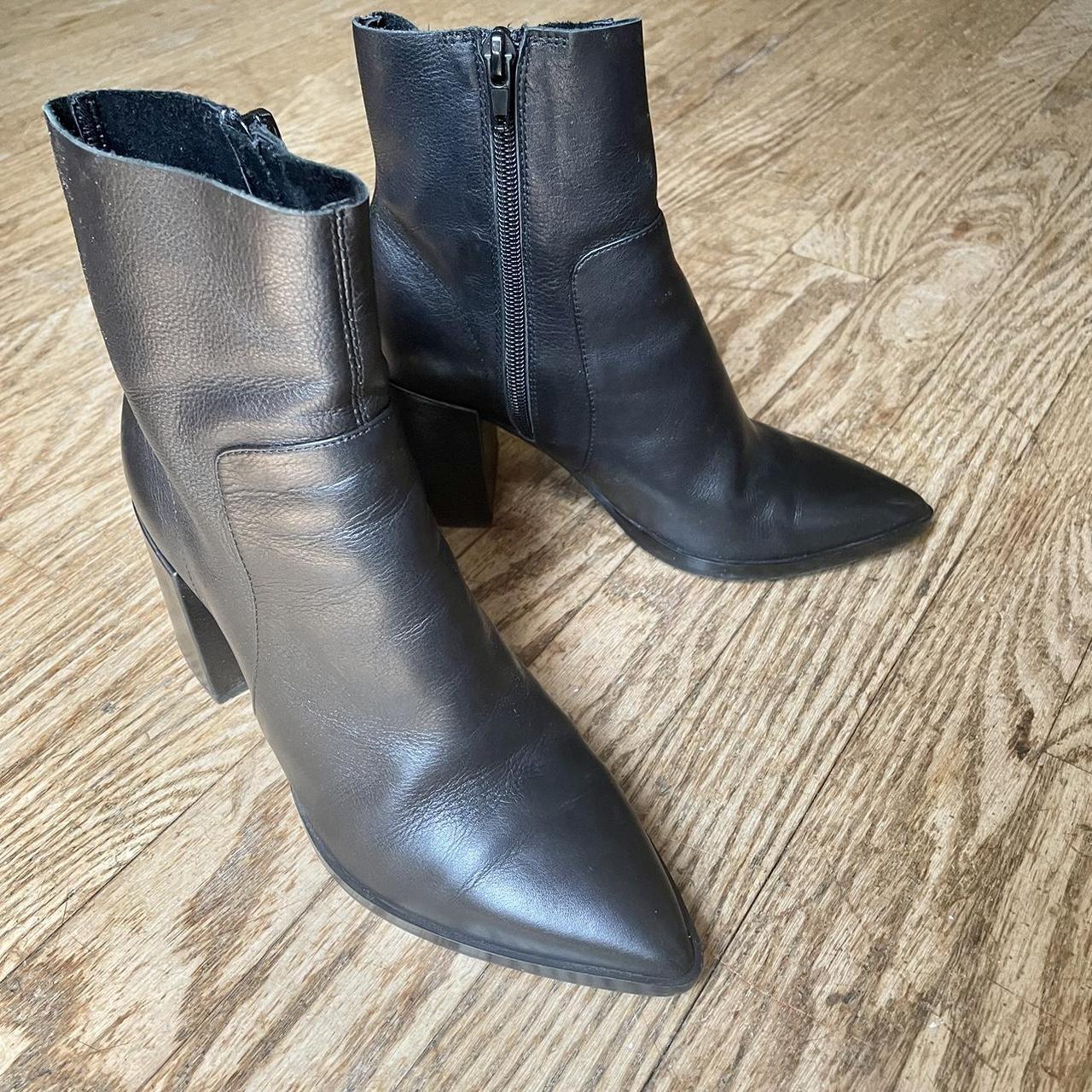 TONY BIANCO BRAZEN LEATHER BOOTIES - free shipping!... - Depop