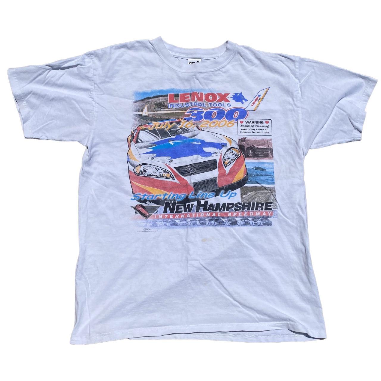 2006 vintage racing t shirt. lenox 300 new hampshire... - Depop