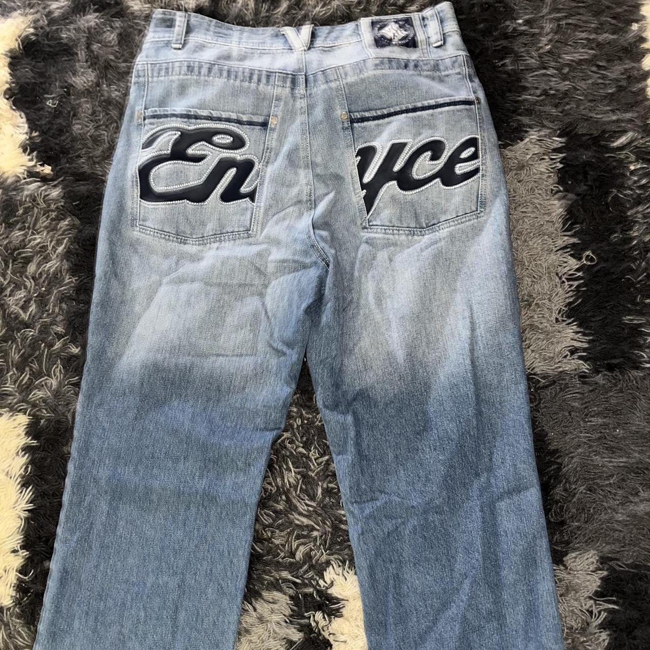 Cool “Y2K” pants with lettering on the back... - Depop