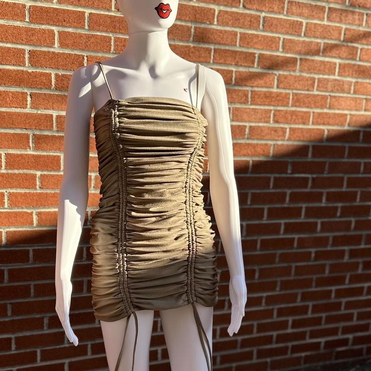 tiger mist ruched dress