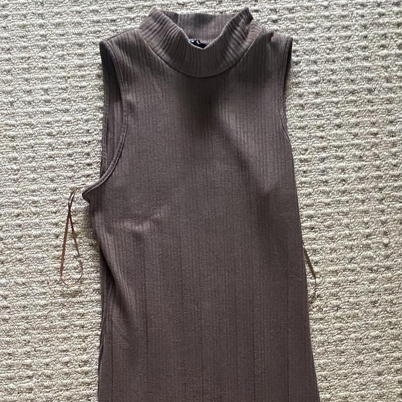 Fashion Nova brown midi dress - Depop