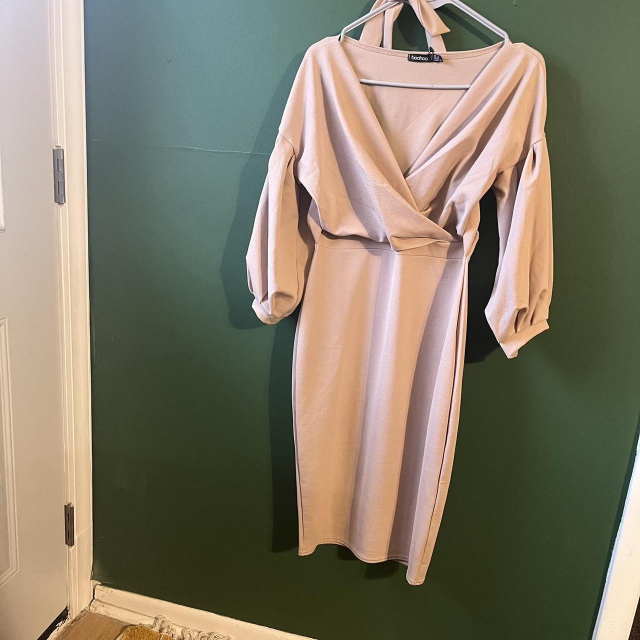 boohoo sparkly black dress