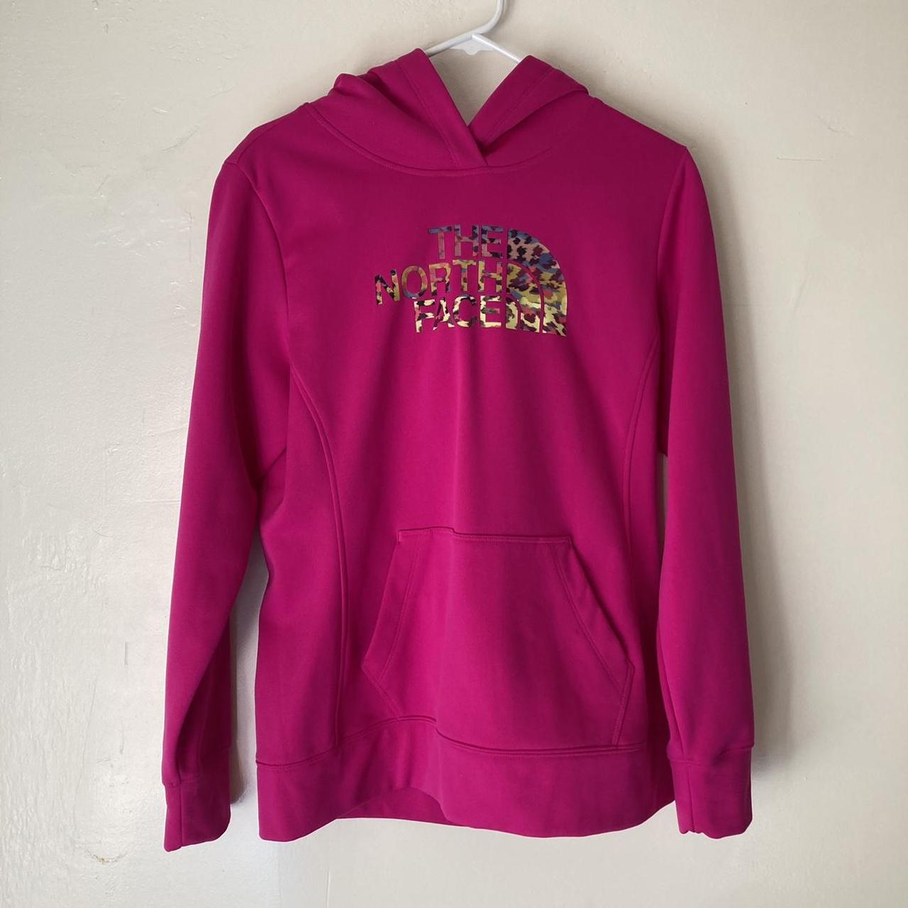 Pink north outlet face jumper