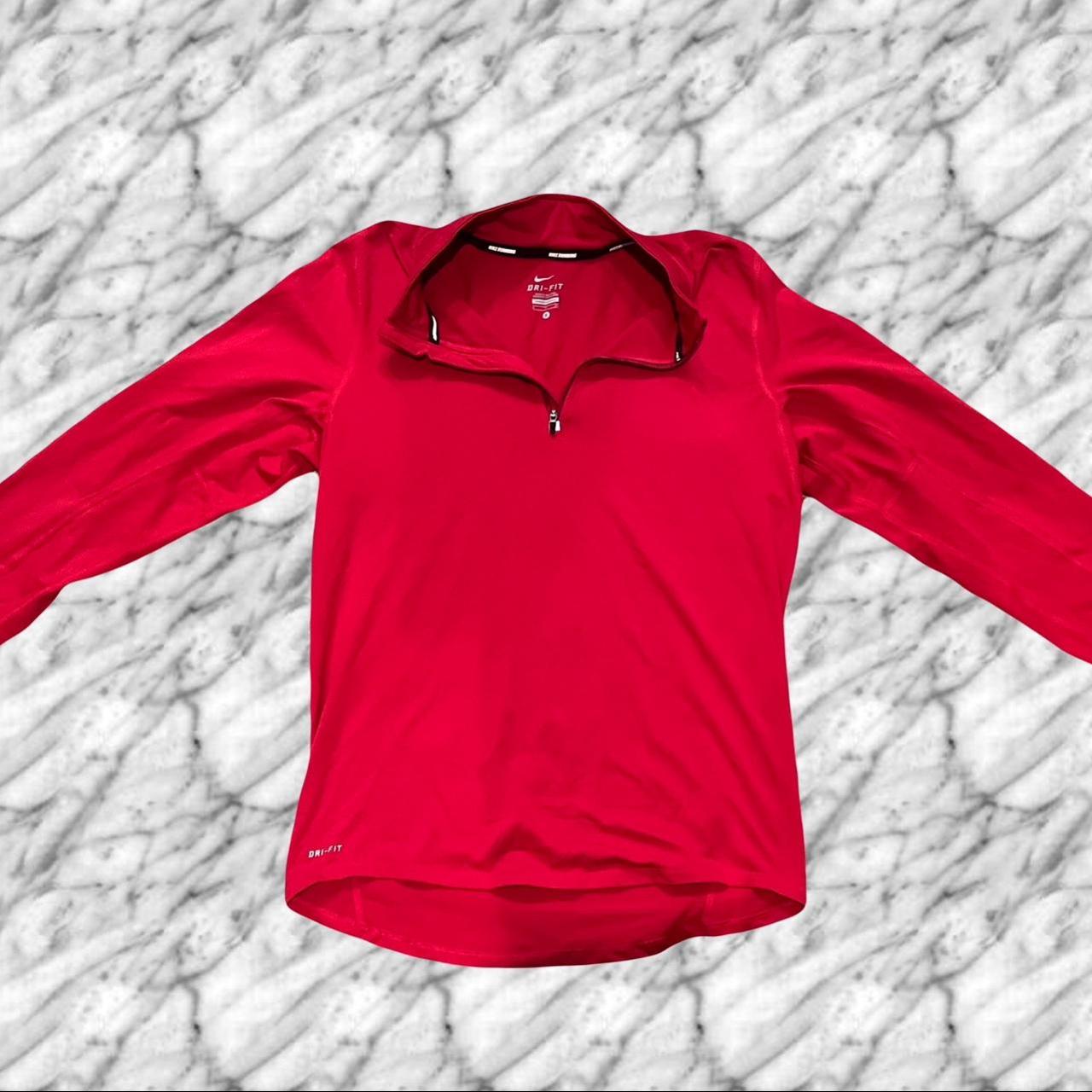 nike full zip reissue jacket in red