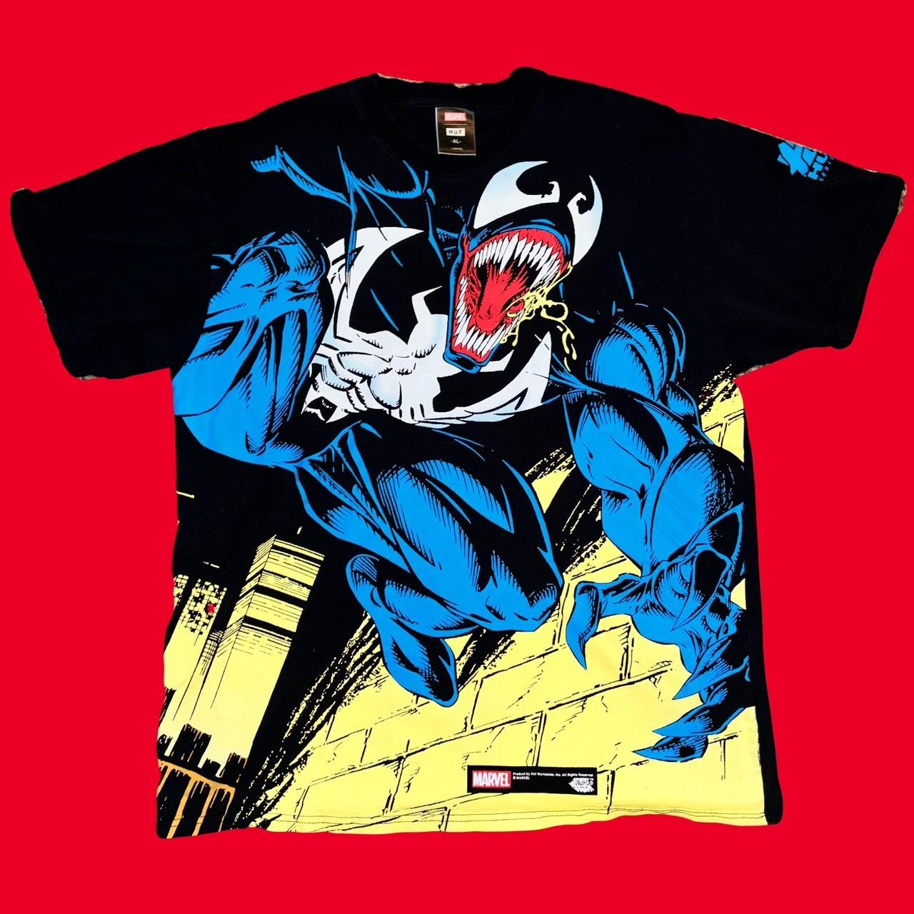 Venom Make Up HUF X Marvel Venom Football Jersey Black