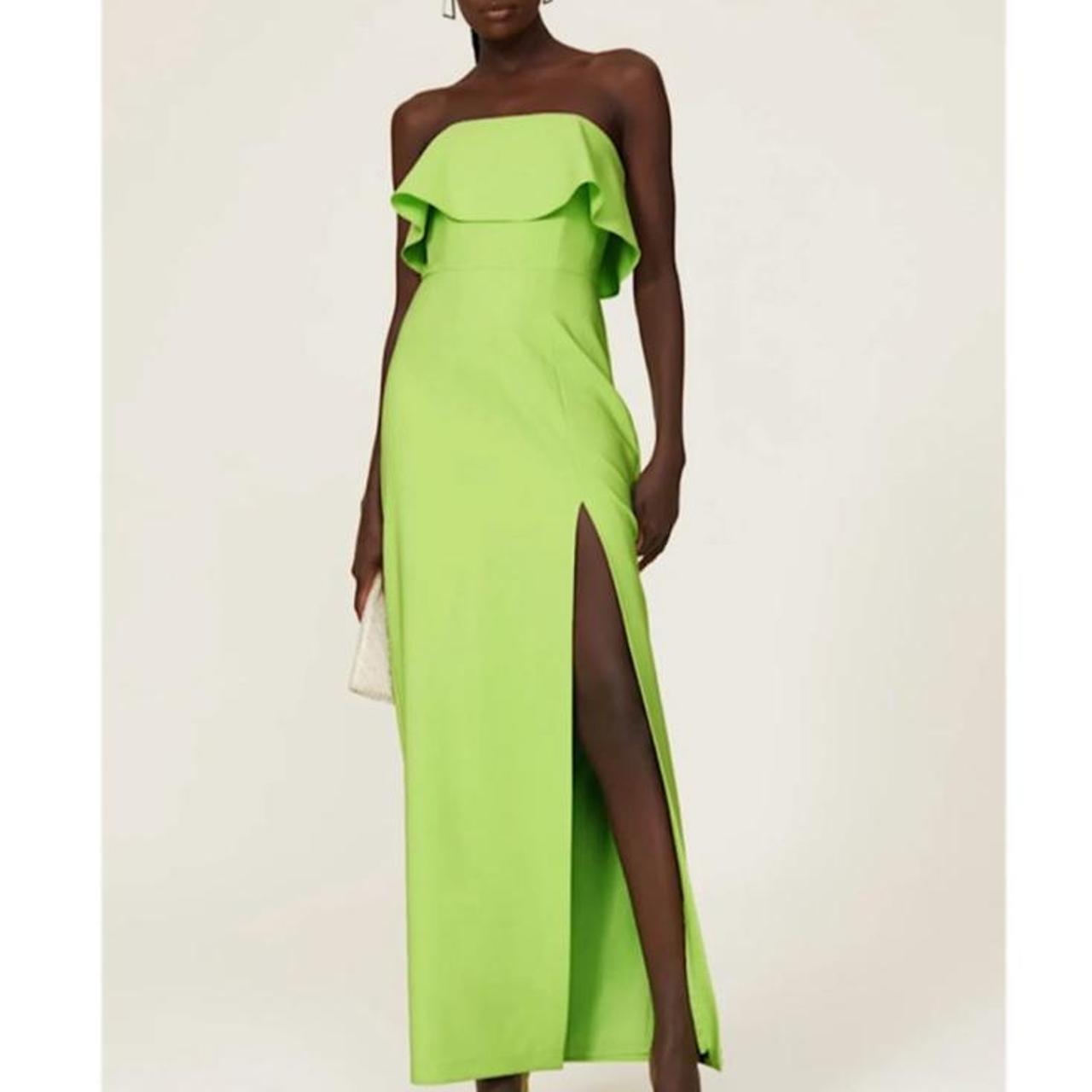 Aidan Mattox Women's Dress - Green - 12 – In excellent