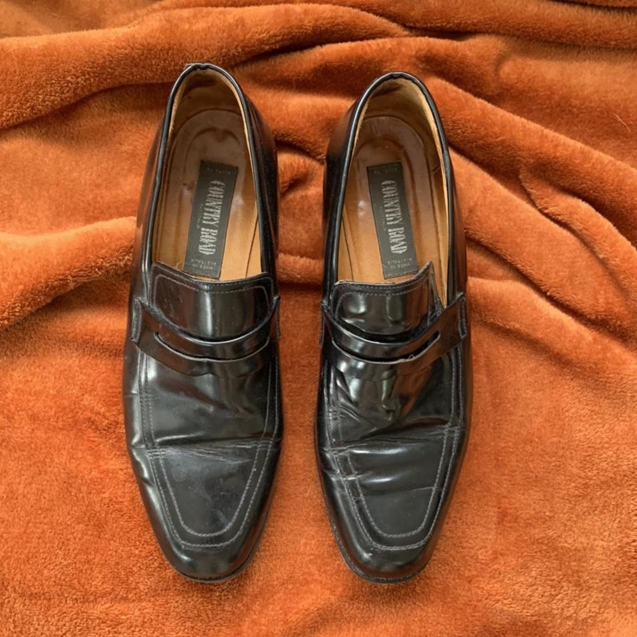 Vintage Country Road patent leather loafers.... - Depop