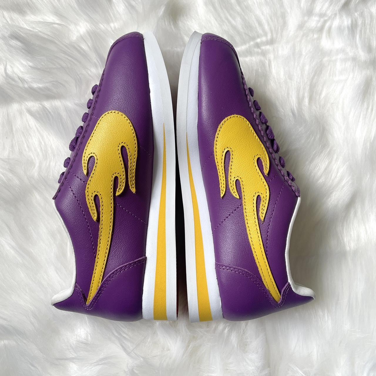 JUGEM⋈ *。 YG 4Hunnid The Flame Block Cortez Runners | Depop
