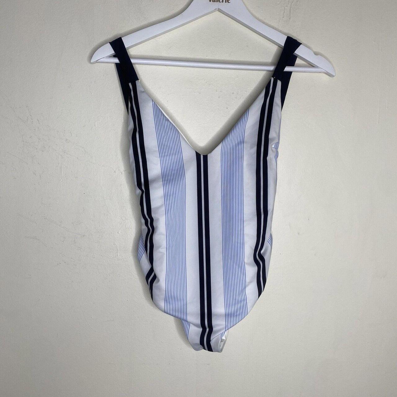 Tavik Claire Blue White Stripe One Piece Swimsuit