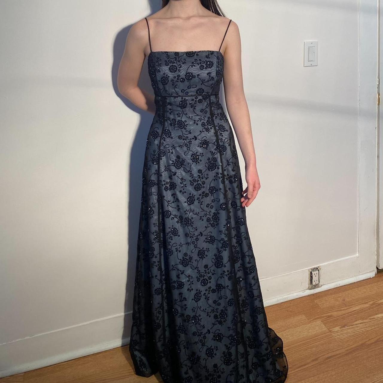 Blue Vintage Prom Dress