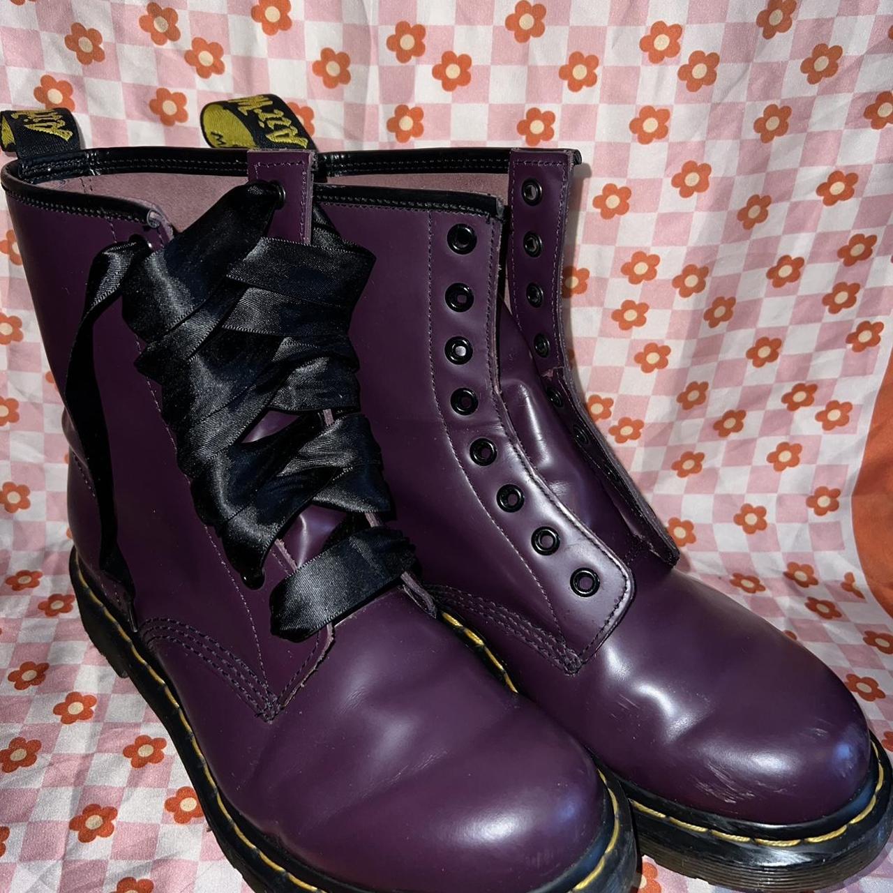 Women's Purple Boots | Depop