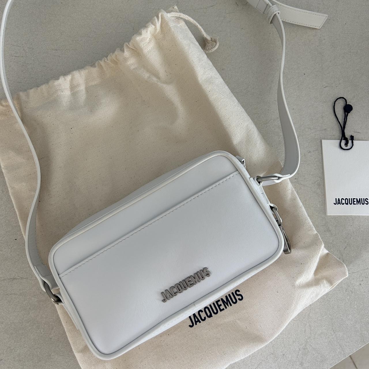 Jacquemus Le crossbody bag in white Sold out... Depop