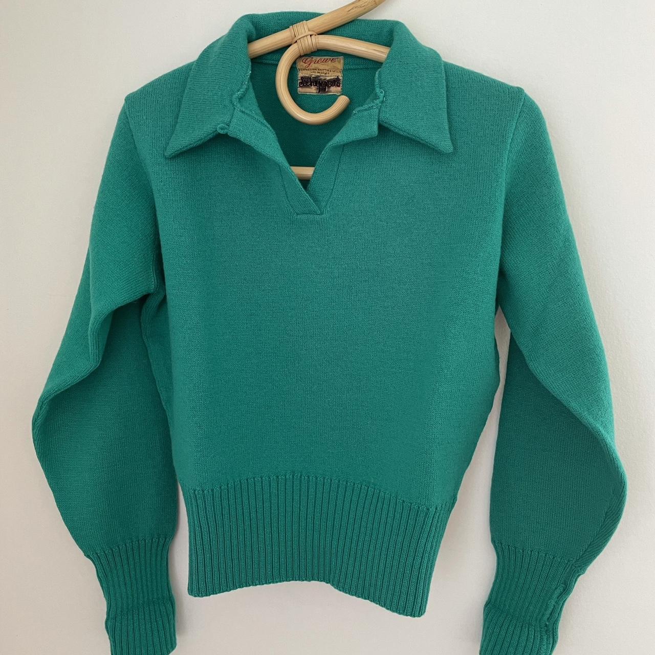 Grewe Knitting Mills Los Angeles Collegiate Sweater... - Depop