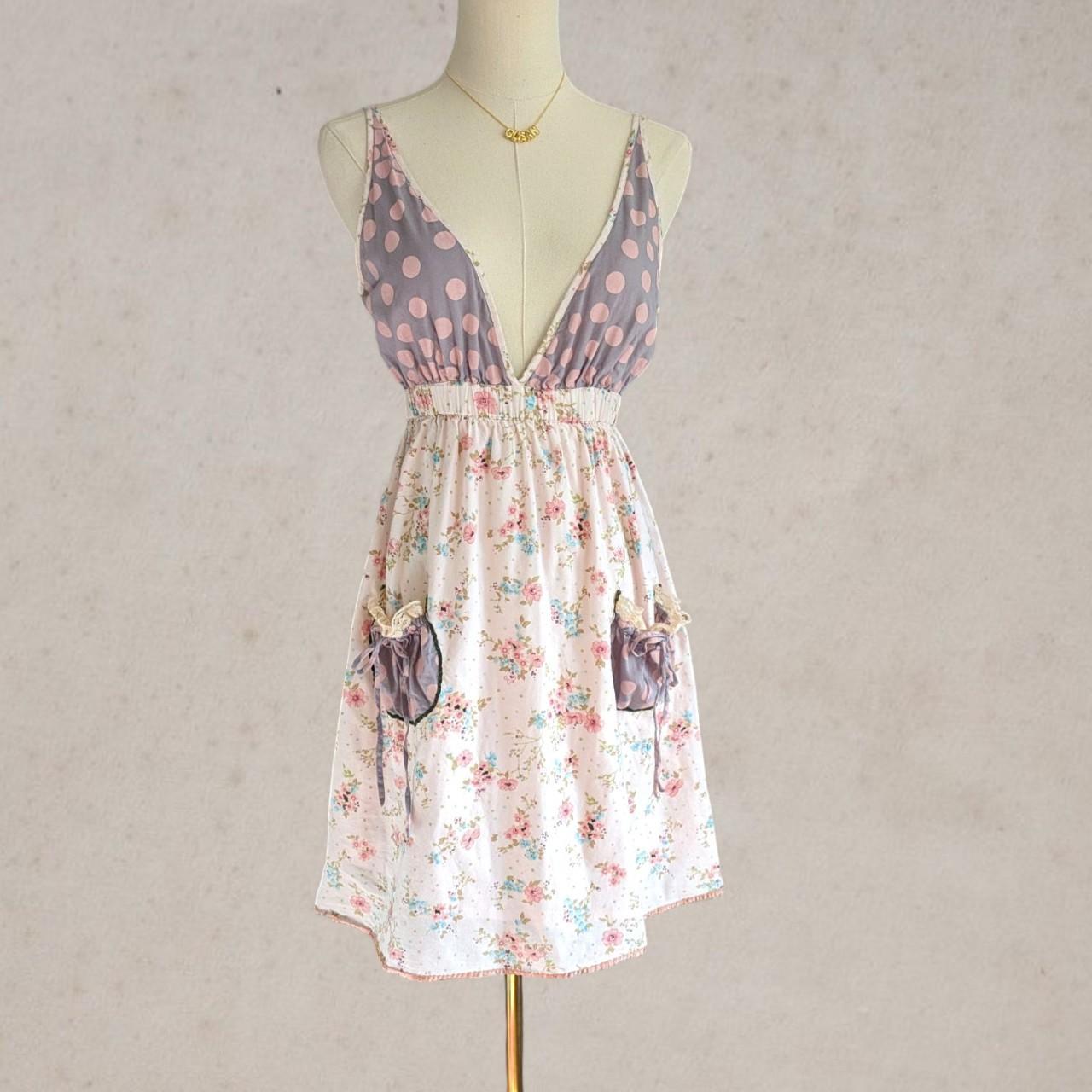 Charlotte Russe Dress Whimsical floral mini dress... | Depop