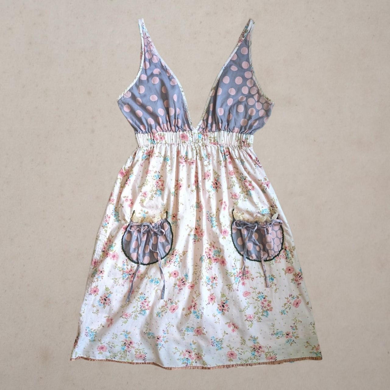 Charlotte Russe Dress Whimsical floral mini dress... | Depop