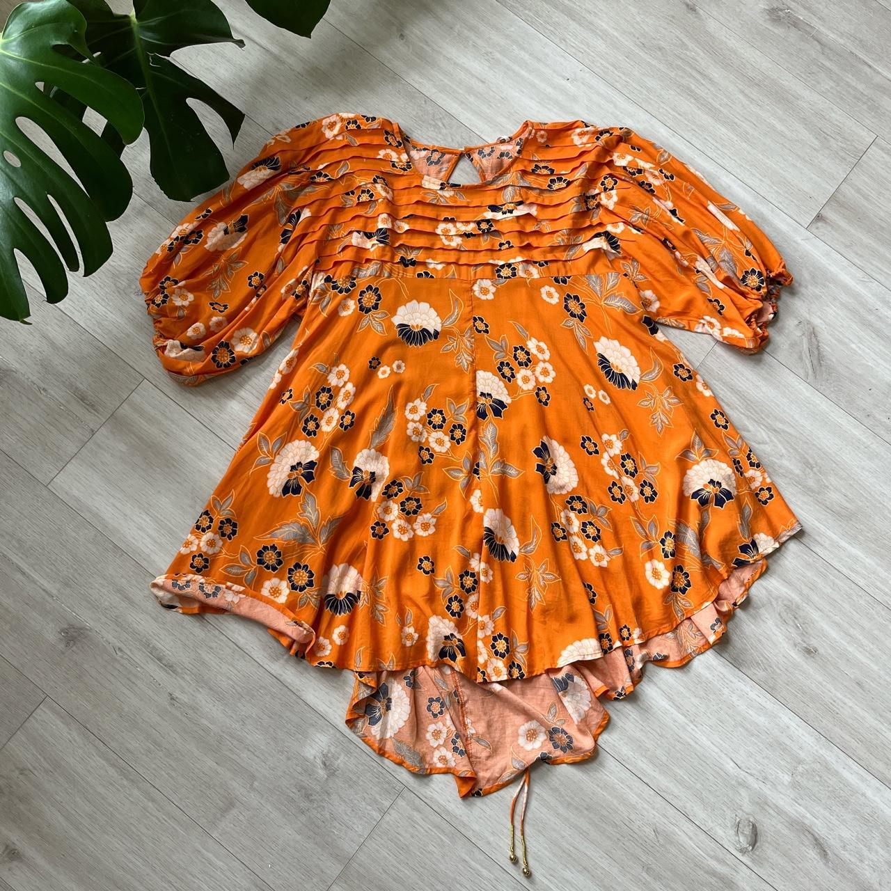 Free People Orange Backless Mini Dress XS Brand Depop Free People Orange Backless Mini Dress XS Brand Depop