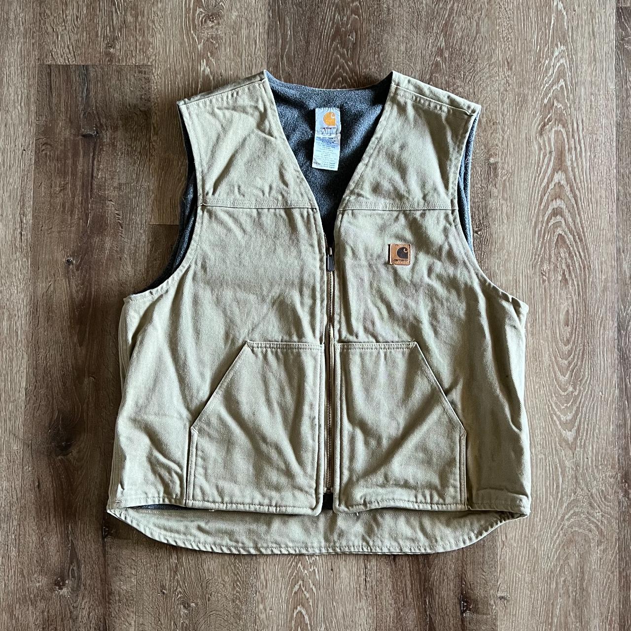 Carhartt fleece hot sale lined vest