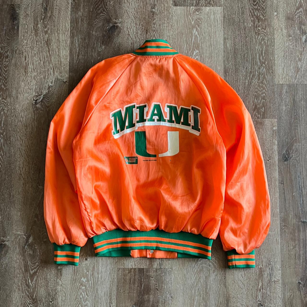 Miami hurricanes hot sale bomber jacket