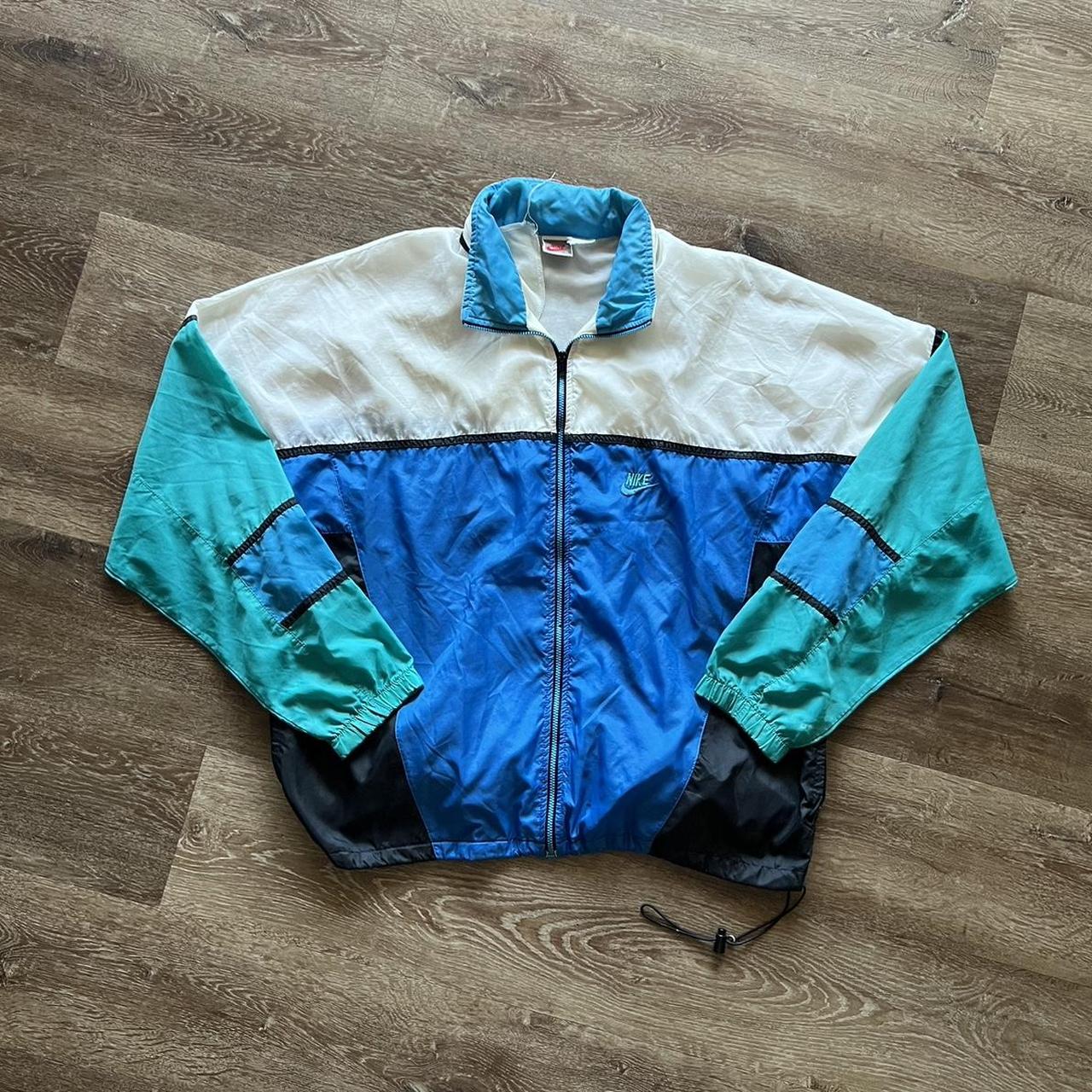 Vintage 90s Nike Colorblock Windbreaker Jacket XL