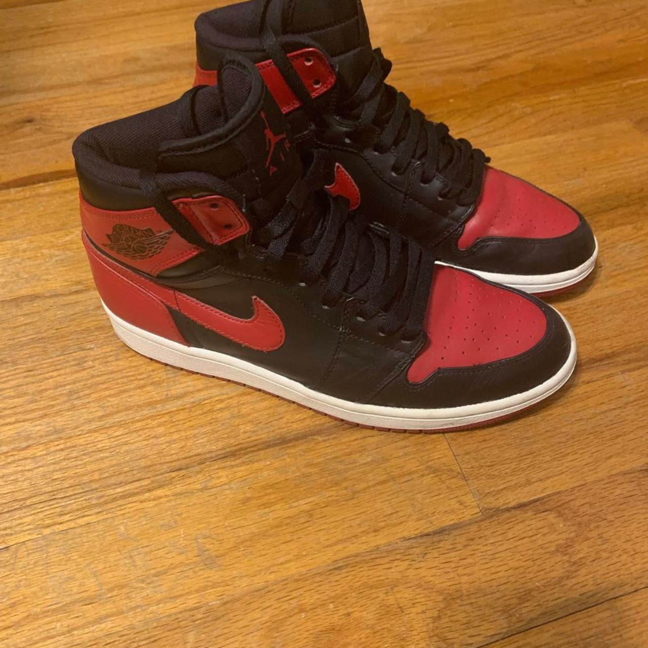 2009 Nike Air Jordan 1 Retro DMP Chicago Bulls Bred. Depop