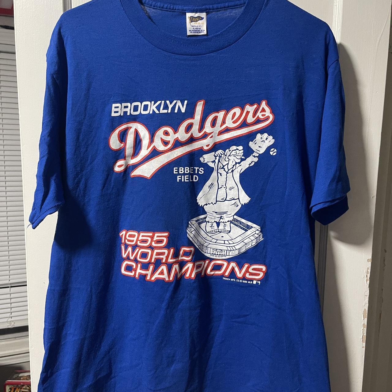 Vintage Brooklyn Dodgers T-shirt. Sick graphic on - Depop