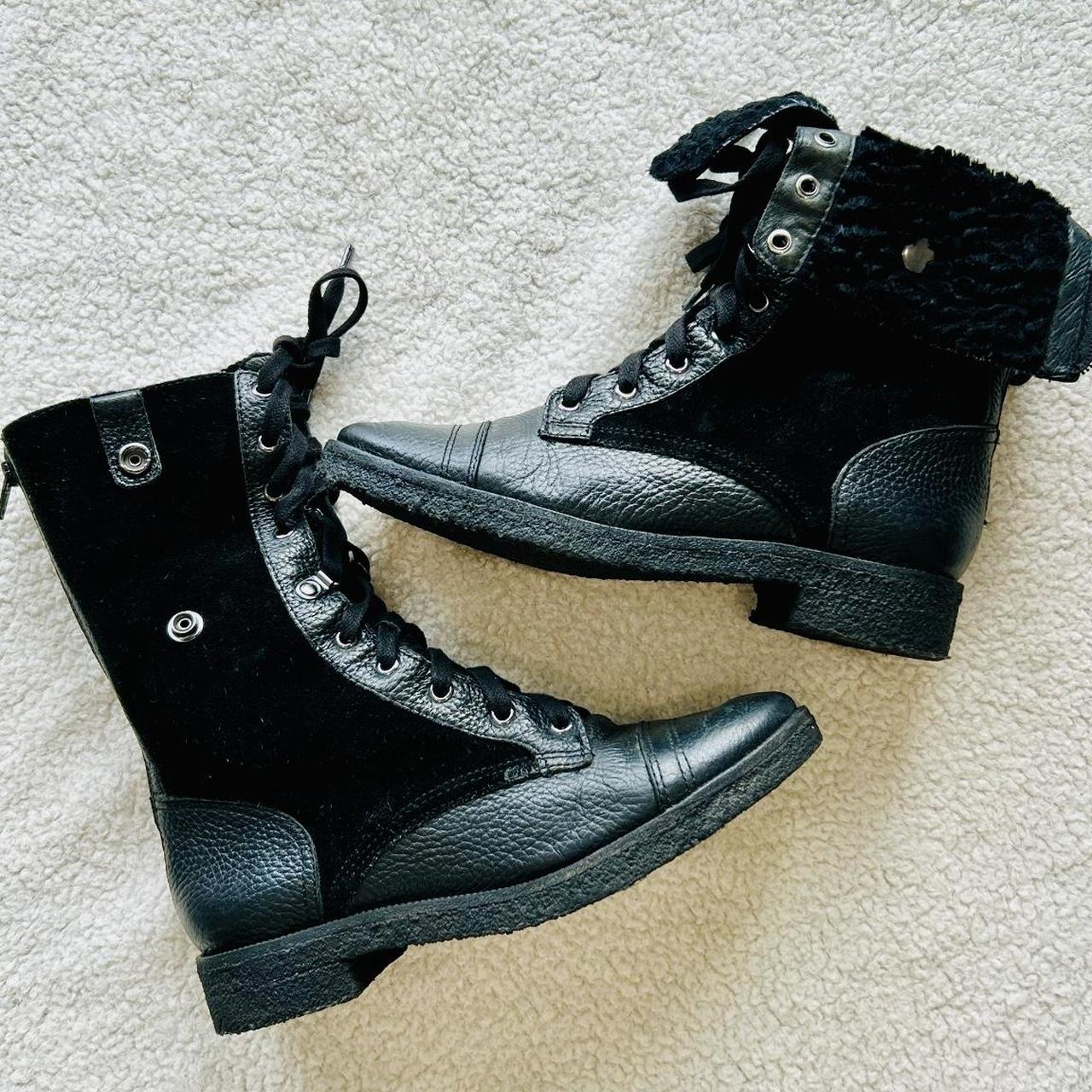 Diane von furstenberg combat boots hotsell