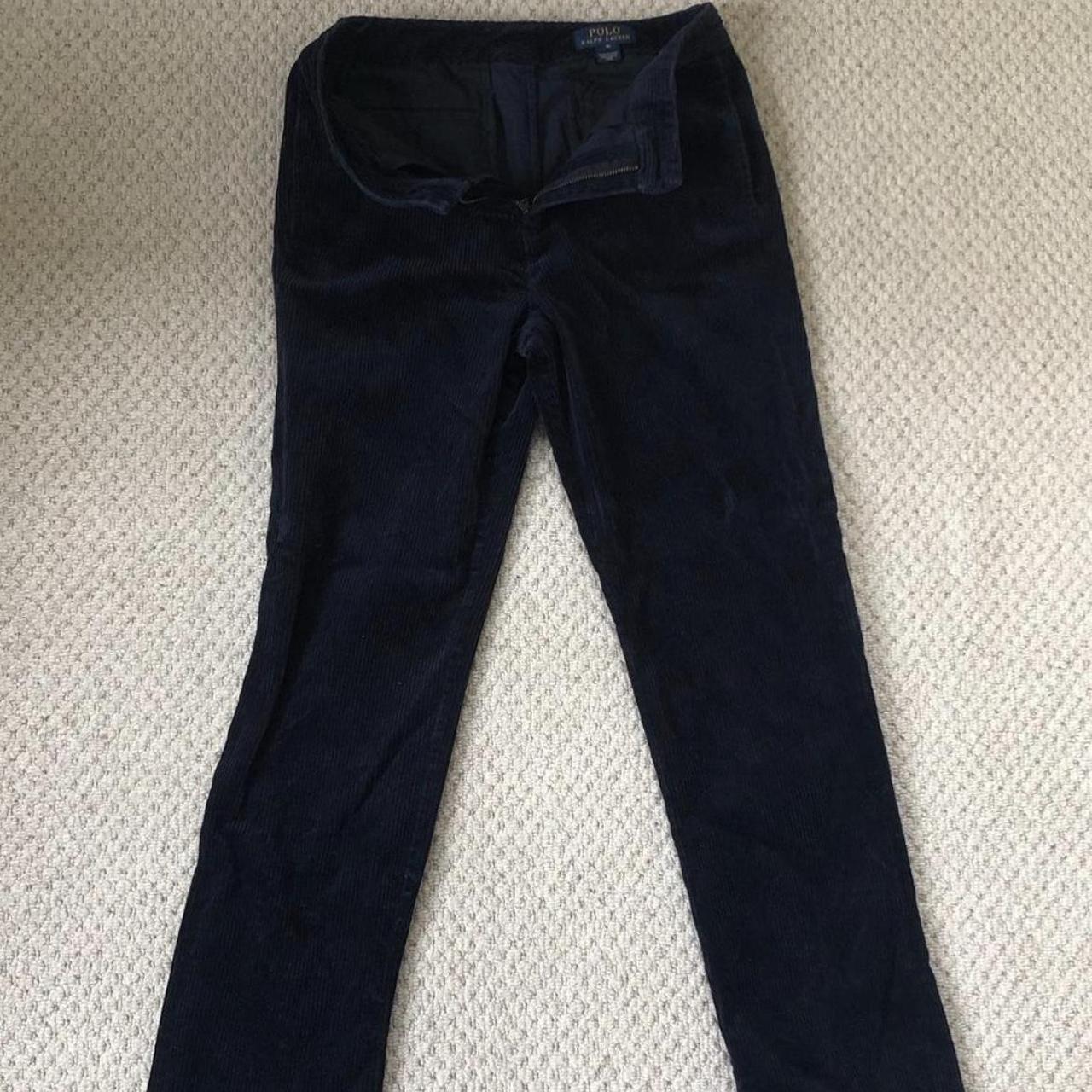 Polo Ralph Lauren navy cords. Only worn a couple of... - Depop