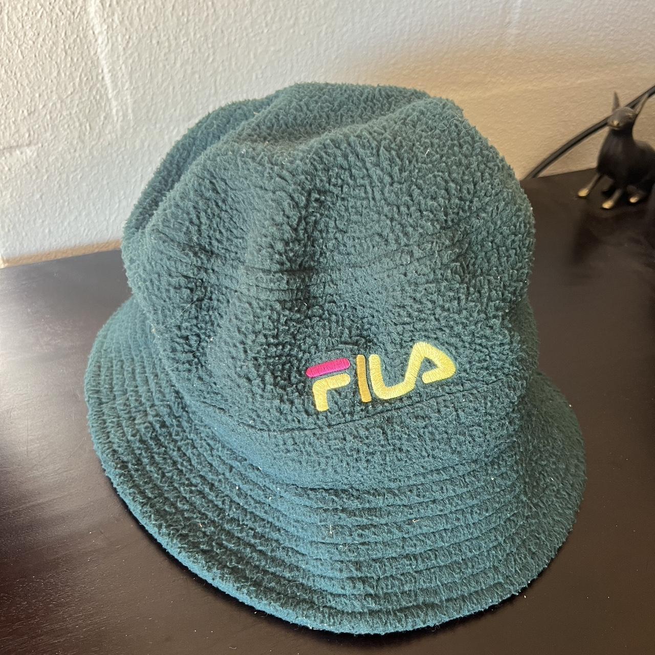 Green store fila hat