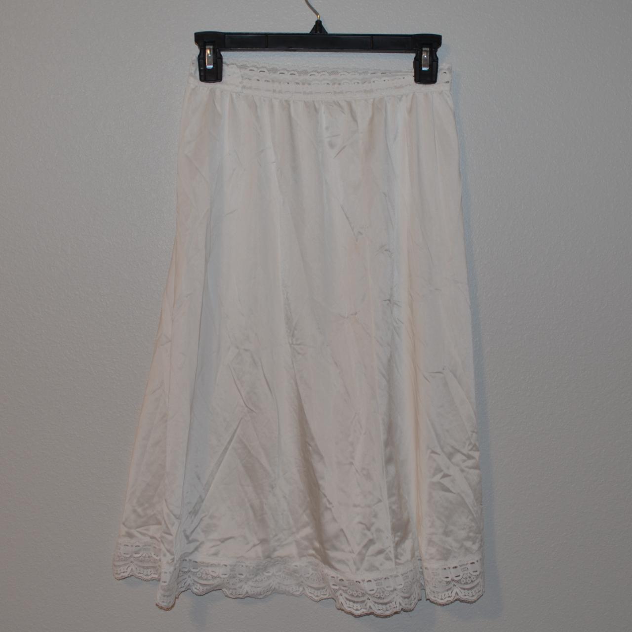 Olga Women's Skirt - White/Cream - S – vintage cr… - image 2