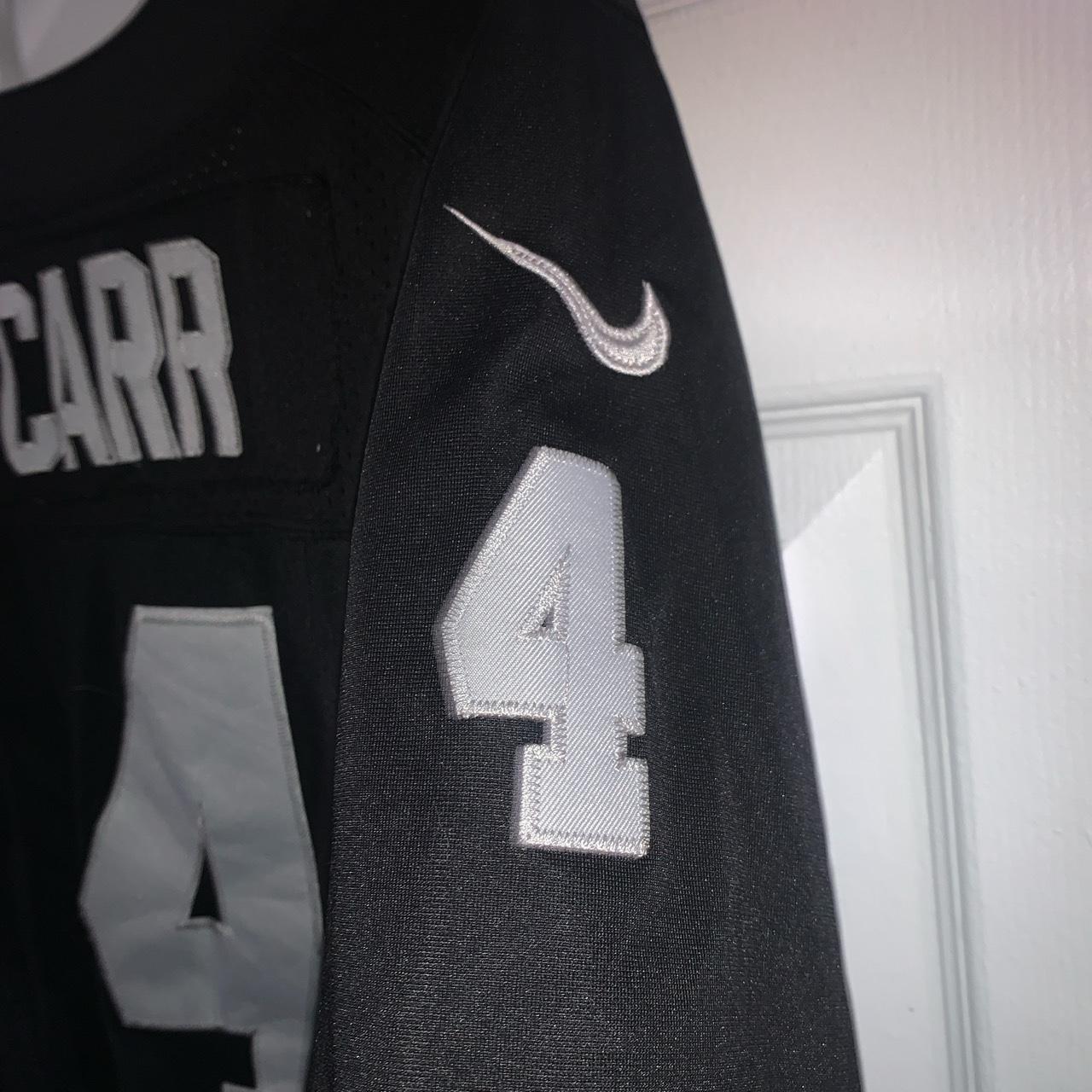 Raiders Jersey Derek Carr not sure of the size but - Depop