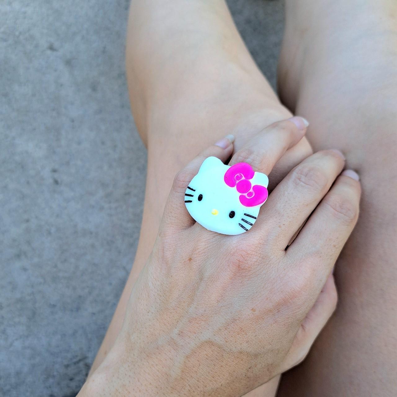 Hello Kitty Tattoo on Finger: Cute & Classic