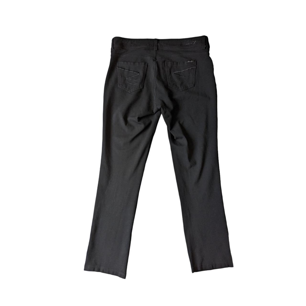 Seven7 Super Stretch Ponte Black Pants Size - Depop